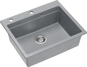 гранитна мивка KURT 110 Grey Metallic