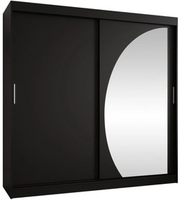 Гардероб Wika 200 плъзгащ-Черно