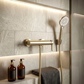 Душ маркуч против усукване Rea Brush Gold 150 cm