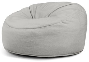 Светлосив пуф от букле Om 135 – SLOWDOWN