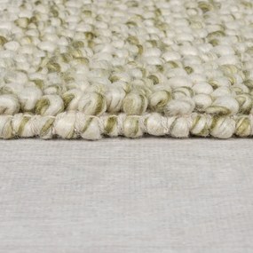 Ръчно изработен килим със смес от вълна в цвят каки 160x230 cm Minerals – Flair Rugs