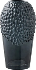 Тъмносива стъклена ваза (височина 25 cm) – House Nordic