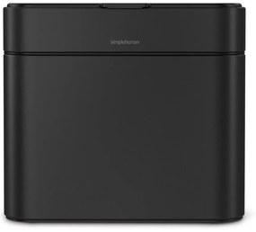 Матово черен контейнер за компостируеми отпадъци 4 л - simplehuman