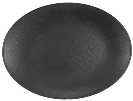 Kulsan - Меламинова чиния овална TILDA MATT BLACK 30x22,3xh2,3см-(M11830.BL)