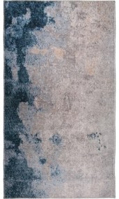 Син и кремав миещ се килим 200x80 cm - Vitaus