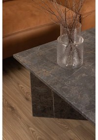 Черна мраморна масичка за кафе 90x90 cm Vega – Actona