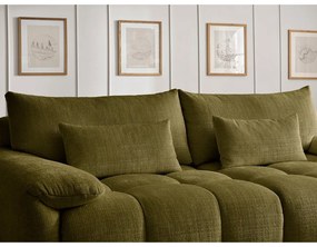 Зелен шенилов диван 264 cm Ivane – Bobochic Paris