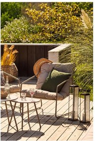 Бежов тапициран градински комплект за отдих за 4 души Nilo – House Nordic