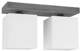 Spot-Light 2241236 - таванно осветително тяло GREAT 2xE27/25W/230V бетон