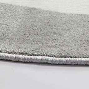 Сив детски килим ø 100 cm Soft – FD