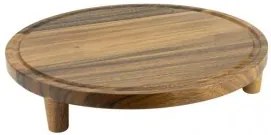 Horecano - Дъска за презентация с крачета кръг Ø40xh7.5cm ACACIA (3041320) - 0116281