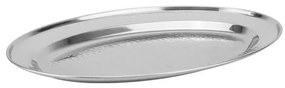 Horecano - Иноксово плато овал с релеф 40см Antique-WICKED-(SG-82620(B)