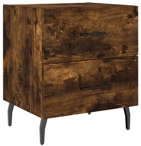827350 vidaXL Нощно шкафче, опушен дъб, 40x35x47,5 см, инженерно дърво