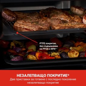 Фритюрник-фурна с горещ въздух Instant Pot Vortex Plus Oven 140410101, 1700W, 13 л, 8 програми, До 205C, EvenCrisp, Черен