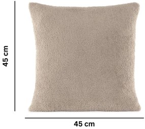 Декоративна възглавница от микроплюш 45x45 cm Cocoon – Tiseco Home Studio