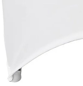 Кетъринг покривка за маса 240 см - бяла