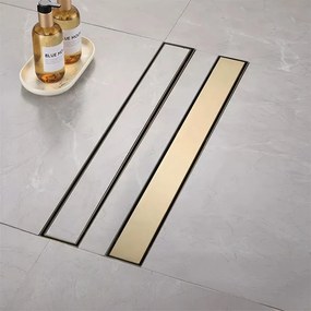 Линеен отводнител Rea Neox brush gold 50