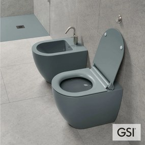 Мивка Pura/55 Swirlflush с капак Super Slim MS86SC GSI-Синьо