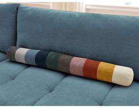 Син сгъваем/с място за съхранение ъглов диван (ляв ъгъл/L форма) Fuji – Bobochic Paris