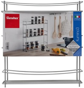 Рафт за подправки с 3 нива Kumino - Metaltex