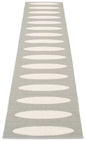 Сива пътека за открито и закрито 70x300 cm Ella Warm Grey – Pappelina