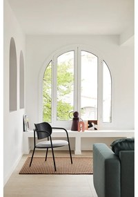 Черно-сив трапезен стол в декор от пепел Eclipse - Teulat