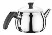 Hascevher - Иноксов чайник с пластмасова дръжка ф10.5xh11см 1л Mini HR-HOME PERFECT-(4CYD027)