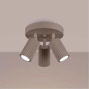 Brilagi - LED точково осветително тяло CRESTO 3xGU10/10W/230V таупе