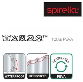 Завеса за душ 180x200 cm Hashtag – Spirella