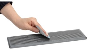 Сива тавичка за оттичане за съдовете от диатомична глина 30x8 cm Damon – Wenko