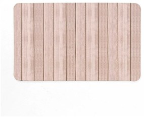 Кафяв гумен килим за баня 50x80 cm Calista – douceur d'intérieur