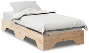 859205 vidaXL Рамка за легло без матрак с възможност за подреждане 80x200 cm