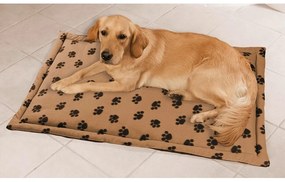 Светлокафяво памучно одеяло за домашни любимци , 120 x 75 cm - Maximex