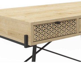 Работна маса от дъб 60x110 cm Ecrin - Marckeric