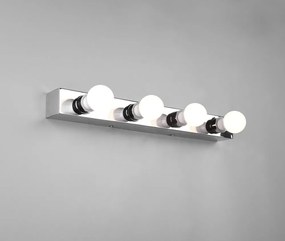 Стенна лампа в лъскаво-сребрист цвят Theatro - Trio