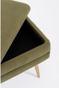 Зелена подплатена пейка Olga – Bizzotto