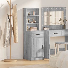 Sonata H Висок шкаф  Сив сонома 40x41x135 см Инженерна дървесина