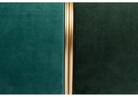 Зелено-тюркоазена кадифена табуретка Bubbly – White Label