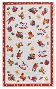 Червен килим с коледен мотив 50x80 cm Red Christmas – Villeroy&amp;Boch