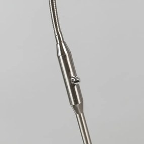 Модерна подова лампа стомана с LED - Eva