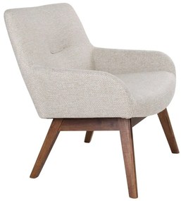 Пясъчнокафяв фотьойл от орехово дърво Лондон - House Nordic