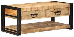 4016685 vidaXL Масичка за кафе 90x50x38 cm Масивна груба дървесина Манго