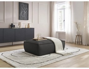 Черна табуретка от изкуствена кожа Boheme – Bobochic Paris