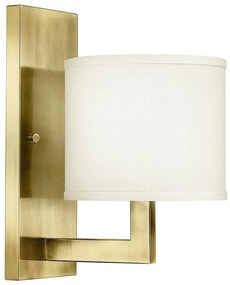 Hinkley HK-HAMPTON1-BB - Стенно осветително тяло HAMPTON 1xE27/60W/230V, златисто