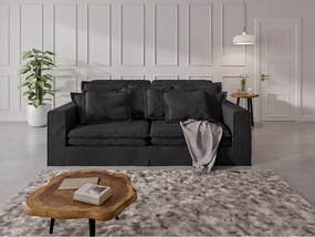 Черен диван 236 cm Nora – Ropez