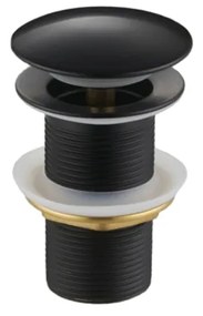 Mexen клик-клак кръгъл, черен - 79910-70