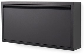 Черен метален шкаф за обувки Billy - Spinder Design