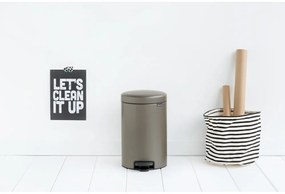 Сиво стоманено кошче за боклук с педал 12 l NewIcon – Brabantia