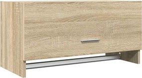 808245 vidaXL Гардероб, дъб сонома, 70x32,5x35 см, инженерно дърво