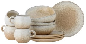 Глинен комплект за хранене 12 бр. Paula – Bloomingville